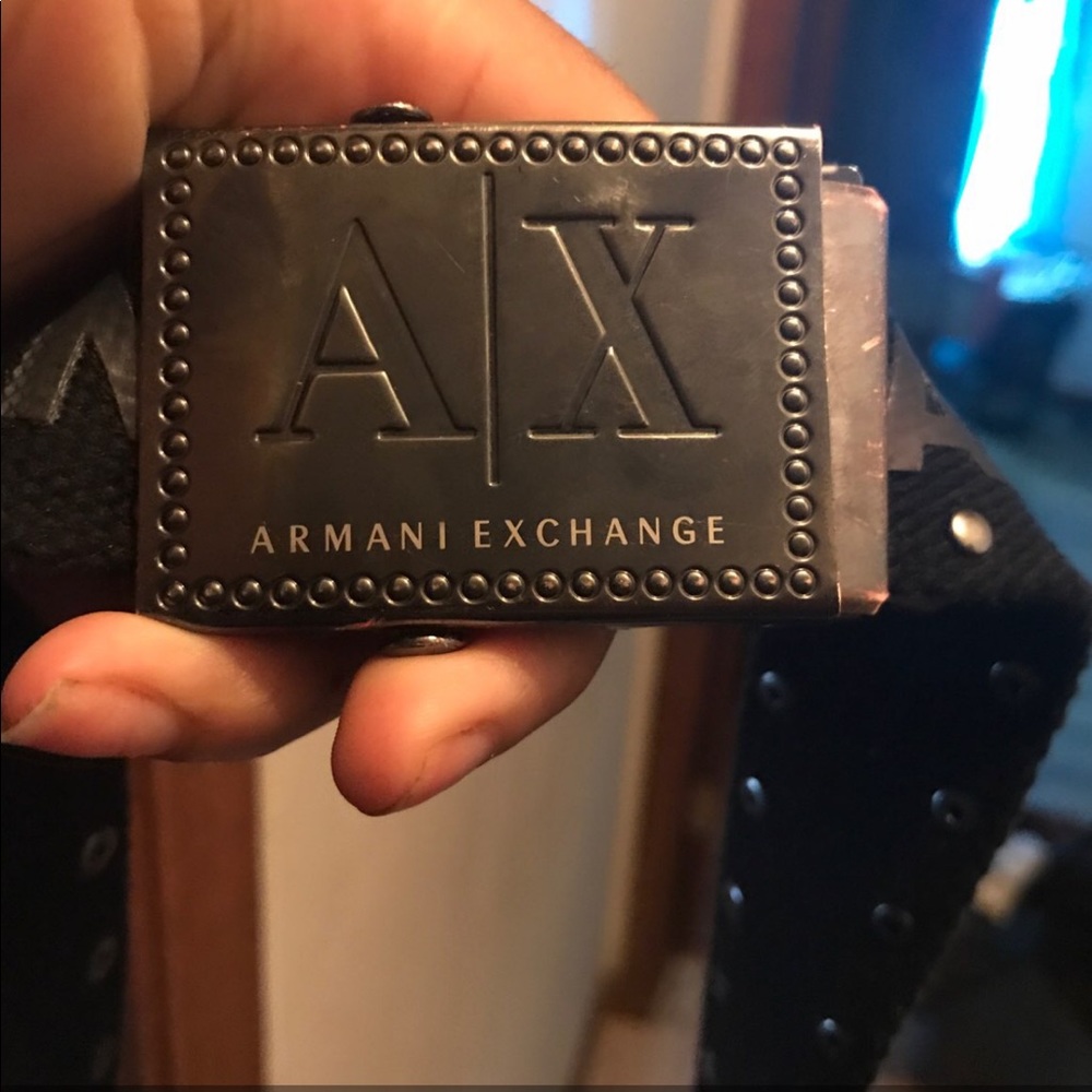 Armani exchange belt